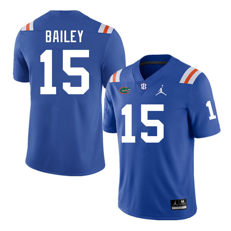 Florida Gators #15 Harrison Bailey College Football Jerseys Stitched-Throwback